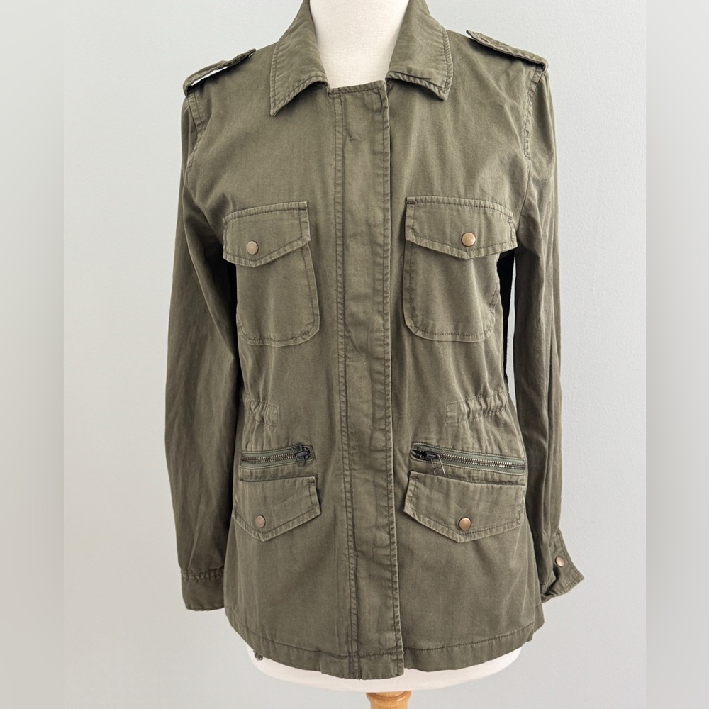 Velvet By Graham&Spencer Lily Aldridge for Velvet Jacket Forest Green Size Small